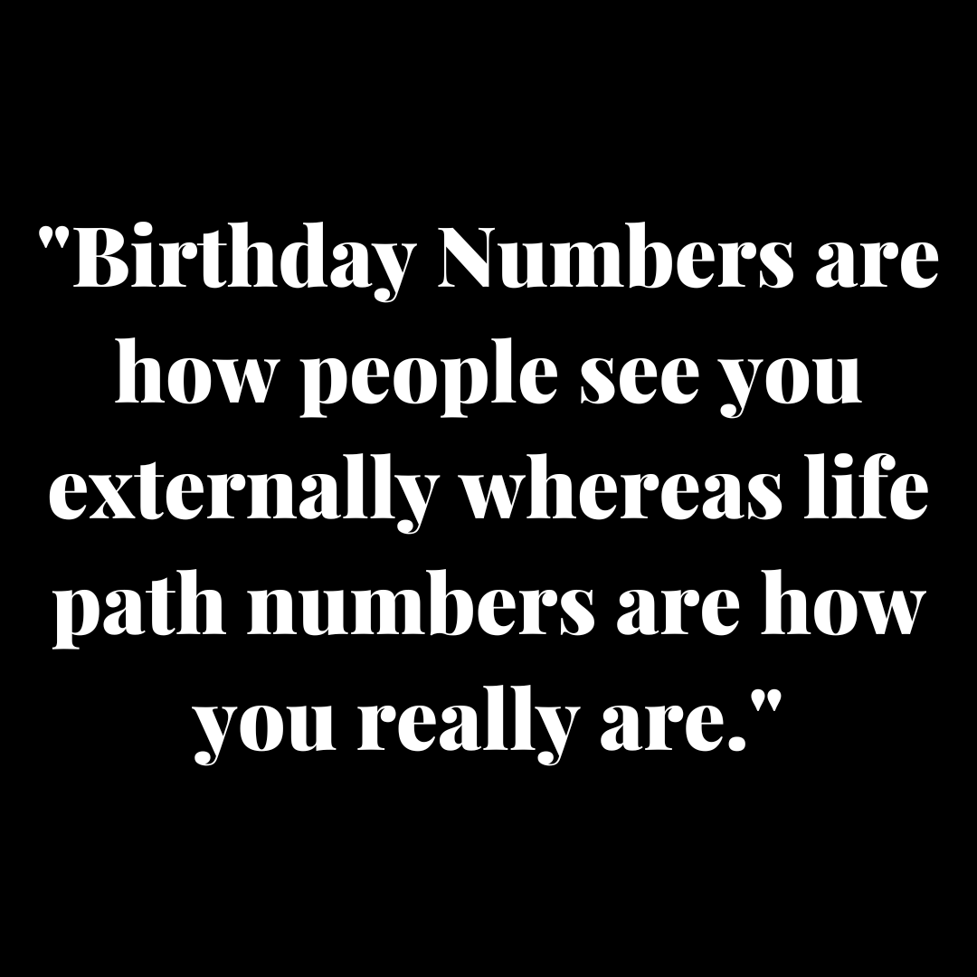 Birthday Numbers